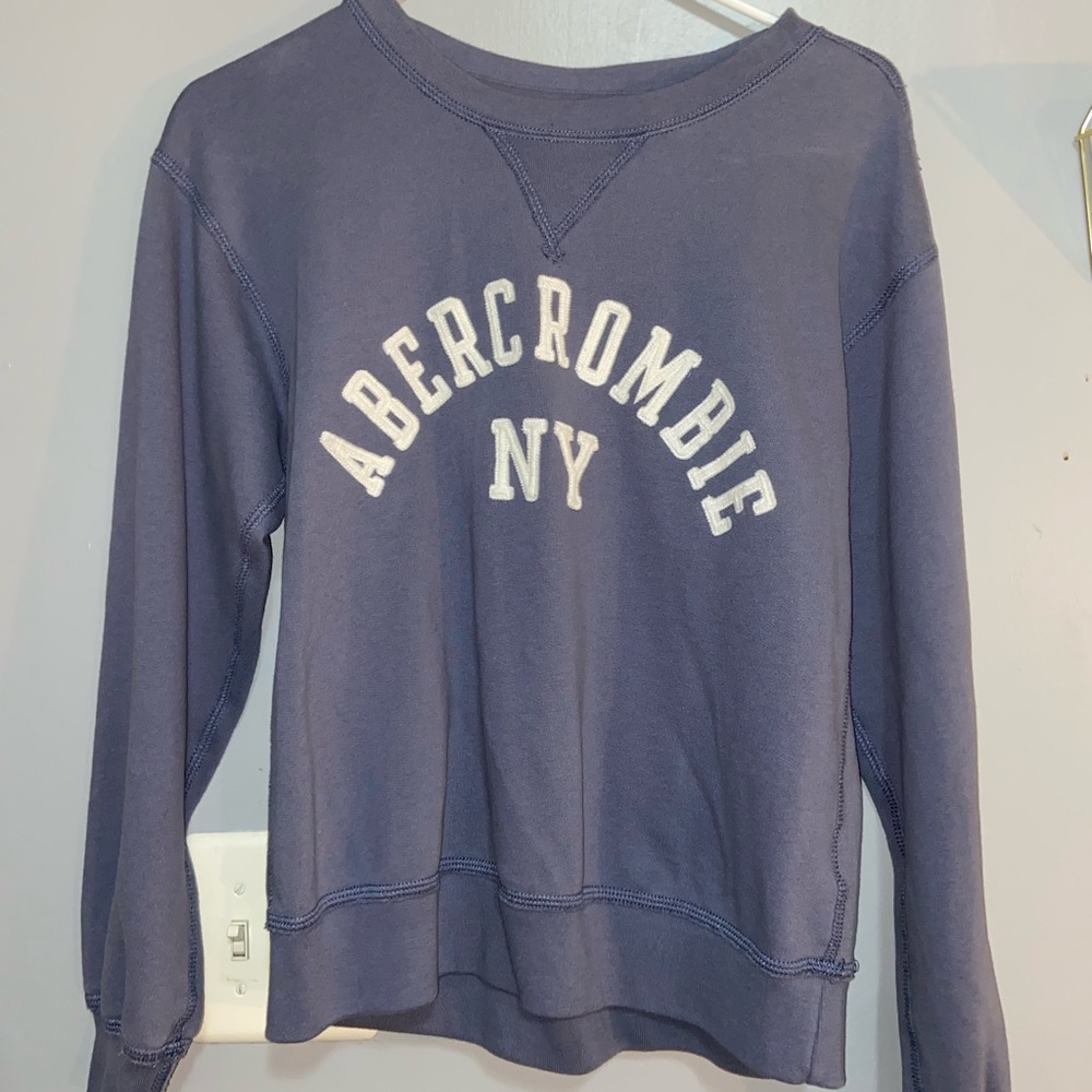 Abercrombie and Fitch sweatshirt size S jean blue